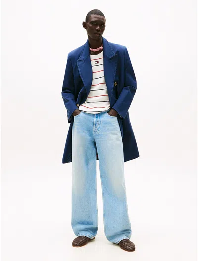 Tommy Hilfiger Light Wash Wide In Gray
