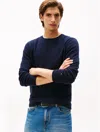 Tommy Hilfiger Lightweight Cashmere Crewneck Sweater In Blue