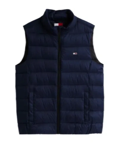 Tommy Hilfiger Lightweight Down Zip-thru Vest In Multi