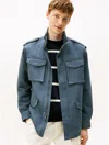 Tommy Hilfiger Lightweight Field Jacket In Blue