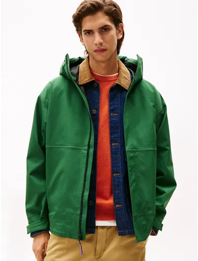 Tommy Hilfiger Lightweight Hooded Jacket In Green