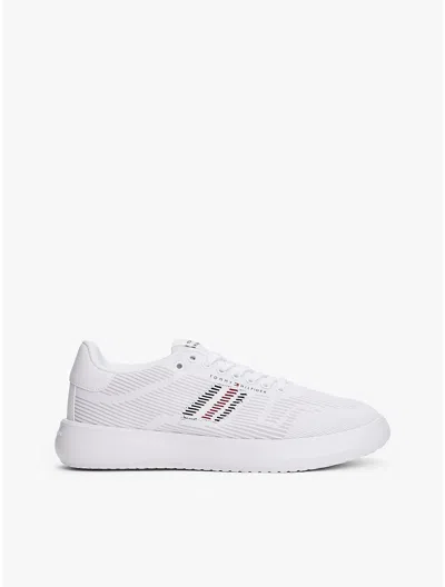 Tommy Hilfiger Lightweight Knit Sneaker In White