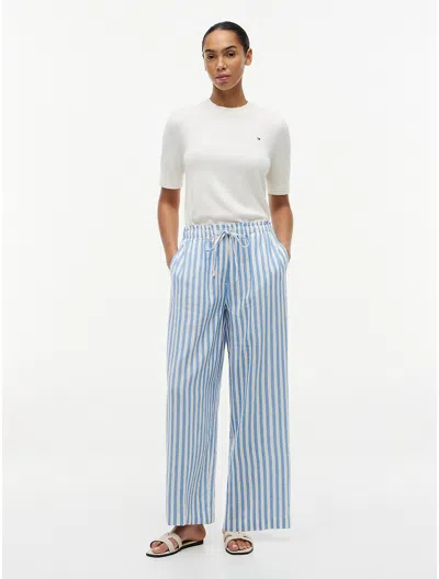 Tommy Hilfiger Lightweight Linen In Blue