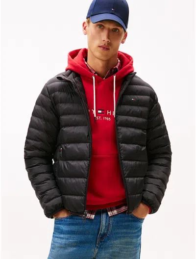 Tommy Hilfiger Lightweight Packable Jacket In Black