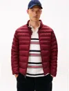 Tommy Hilfiger Lightweight Packable Jacket In Burgundy