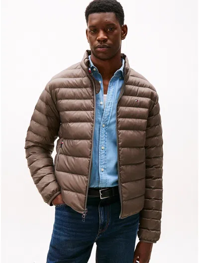 Tommy Hilfiger Lightweight Packable Jacket In Gray