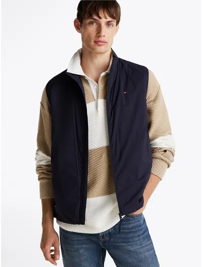 Tommy Hilfiger Lightweight Packable Tech Vest In Navy