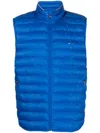 Tommy Hilfiger Recycled Packable Vest In Blue