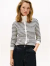 Tommy Hilfiger Lightweight Stripe Cardigan In Multi