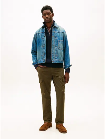 Tommy Hilfiger Lightweight Twill Cargo Pant In Green