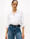 Tommy Hilfiger Lightweight Utility Shirt In White