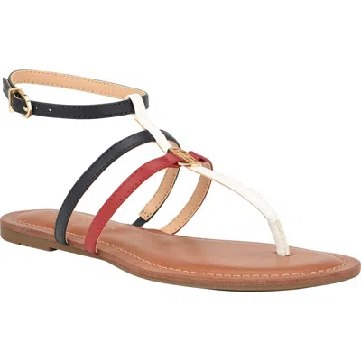 Tommy Hilfiger Lincoe T-strap Sandal In Multi