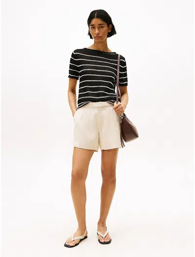 Tommy Hilfiger Linen In Brown