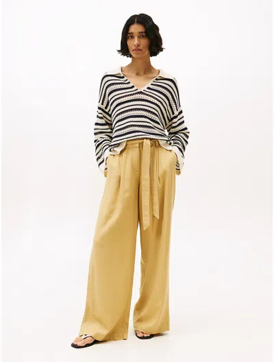 Tommy Hilfiger Linen In Brown
