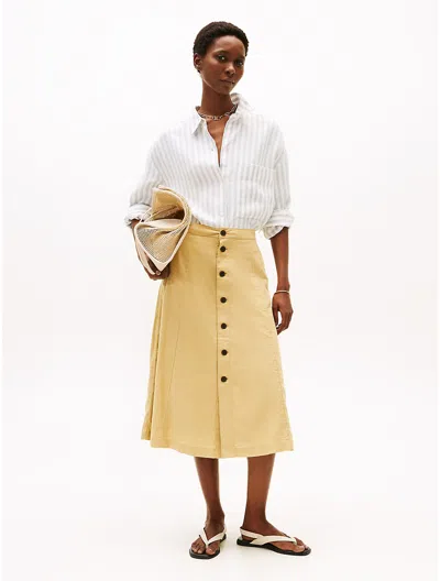 Tommy Hilfiger Linen In Brown