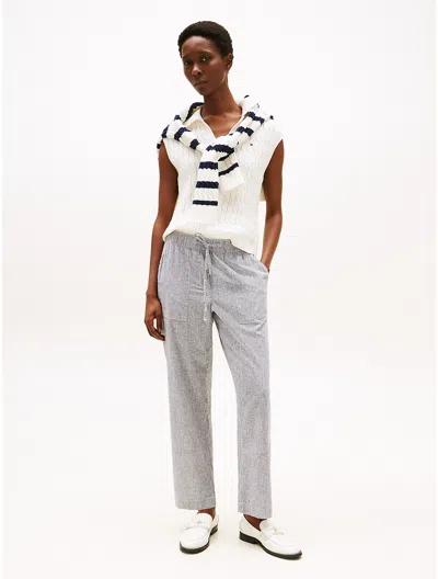 Tommy Hilfiger Linen In Gray