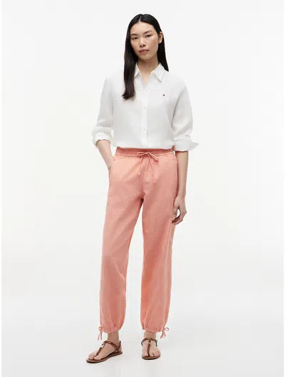 Tommy Hilfiger Linen In Pink