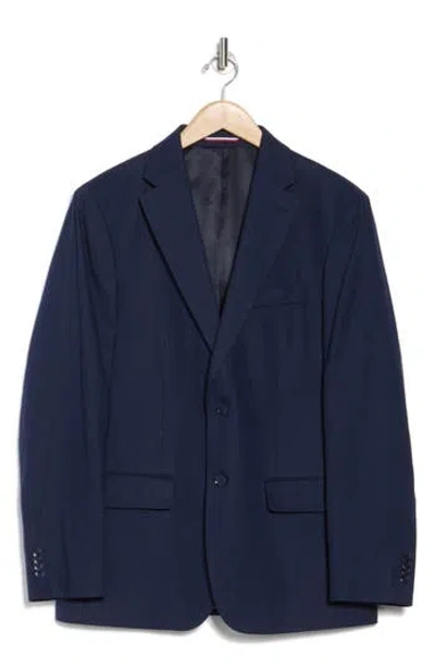 Tommy Hilfiger Linen & Cotton Blend Sport Coat In Navy
