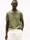 Tommy Hilfiger Givenchy Paris 3 Avenue George V T-shirt In Cotton In Battle Green