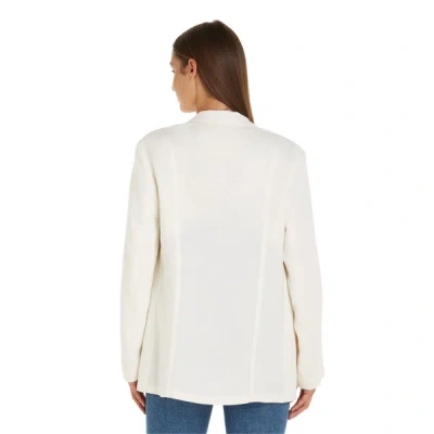Tommy Hilfiger Linen Blazer Jacket In White