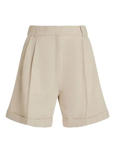 TOMMY HILFIGER LINEN-BLEND SHORTS