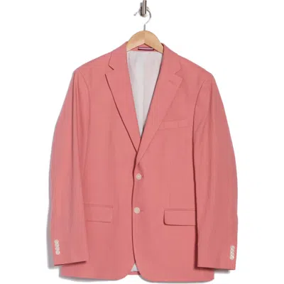Tommy Hilfiger Linen Blend Sport Coat In Light Red