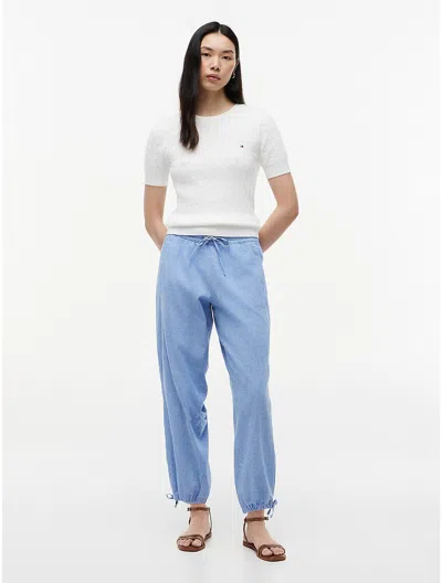 Tommy Hilfiger Linen In Blue