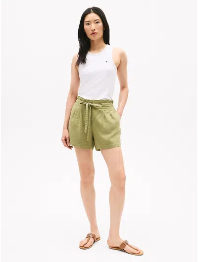 Tommy Hilfiger Linen In Faded Olive