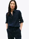 Tommy Hilfiger Linen In Navy