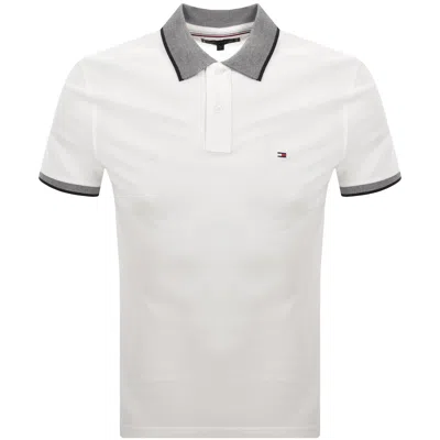 Tommy Hilfiger Linen Pique Polo T Shirt White