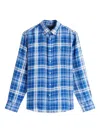 Tommy Hilfiger Regular Fit Check Print Linen Shirt