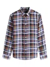Tommy Hilfiger Linen Check Shirt With Chest Pocket