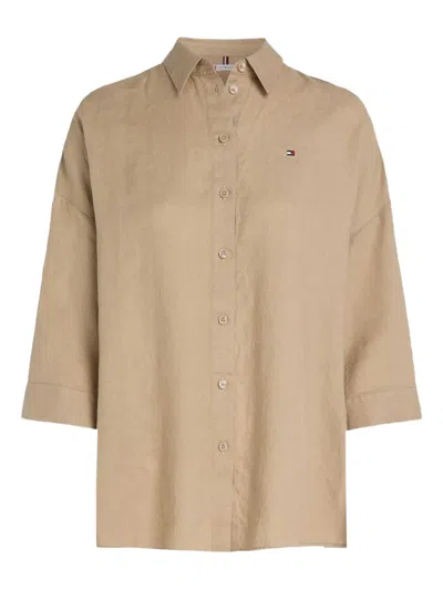 TOMMY HILFIGER LINEN SHIRT