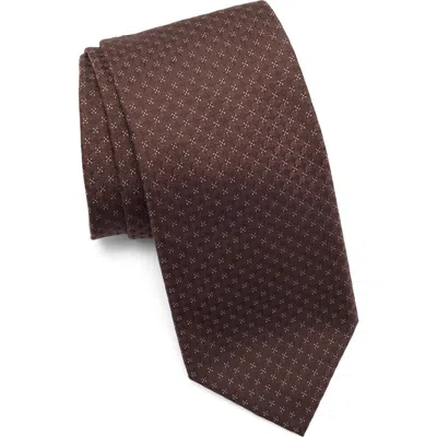 Tommy Hilfiger Lionel Micro Tie In Brown
