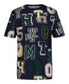 Tommy Hilfiger Little And Toddler Boys Collegiate Spots Short Sleeve T-shirt In Blue
