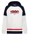 Tommy Hilfiger Big Boys Rugby Hoodie In White