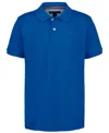 Tommy Hilfiger Big Boys Stretch Polo Shirt In Blue
