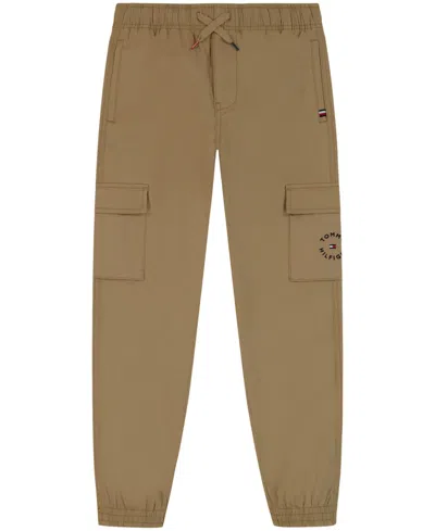 Tommy Hilfiger Kids' Little And Toddler Boys Tommy Cargo Joggers In Brown