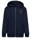 Tommy Hilfiger Little And Toddler Boys Tommy Elevated Full Zip Hoodie In Blue