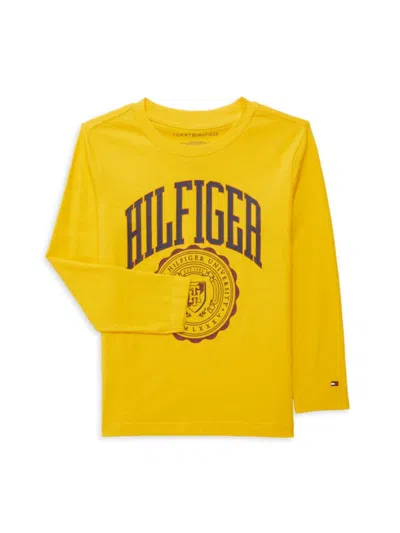Tommy Hilfiger Kids' Little Boy's Ivy Leaguers Tee In Yellow