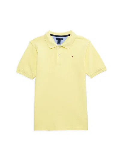 Tommy Hilfiger Kids' Little Boy's Ivy Short Sleeve Polo In Lemonade