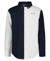 Tommy Hilfiger Big Boys Classic Tommy Long Sleeve Shirt In Navy Blazer