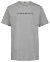 Tommy Hilfiger Big Boys Cotton Logo Essential T-shirt In Grey Heather