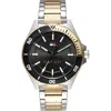 Tommy Hilfiger Logan Two-tone Bracelet Watch, 43mm In Gold