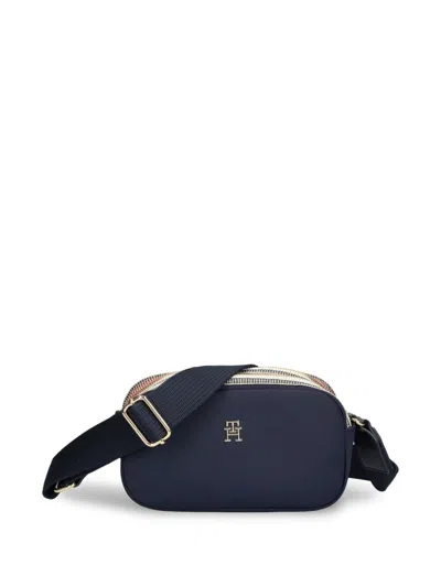 Tommy Hilfiger Logo-appliqué Crossbody Bag In Blue