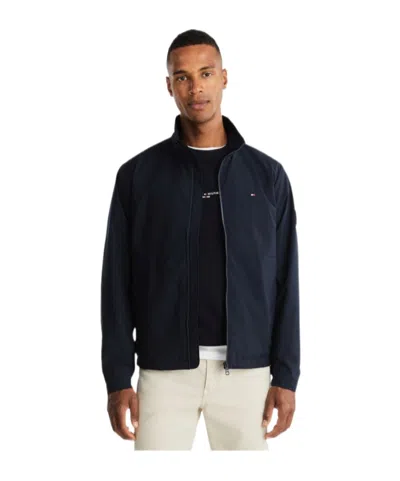 Tommy Hilfiger Logo-appliqué Lightweight Jacket In Black