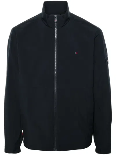 Tommy Hilfiger Logo-appliqué Lightweight Jacket In Blue