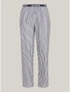 Tommy Hilfiger Logo Band Woven Sleep Pant In Ithaca Stripe Navy