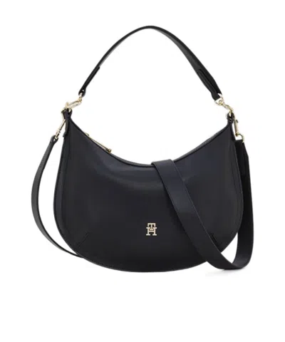 Tommy Hilfiger Logo Cross-body Bag In Black