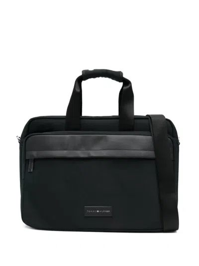 Tommy Hilfiger Logo-detail Briefcase In Blue